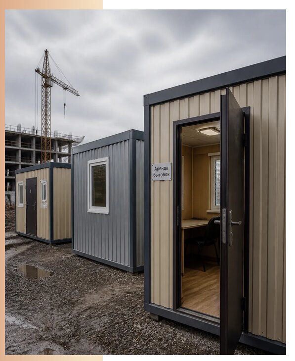 Аренда бытовок в Волгограде с доставкой установкой и вывозом